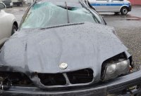Rozbite BMW